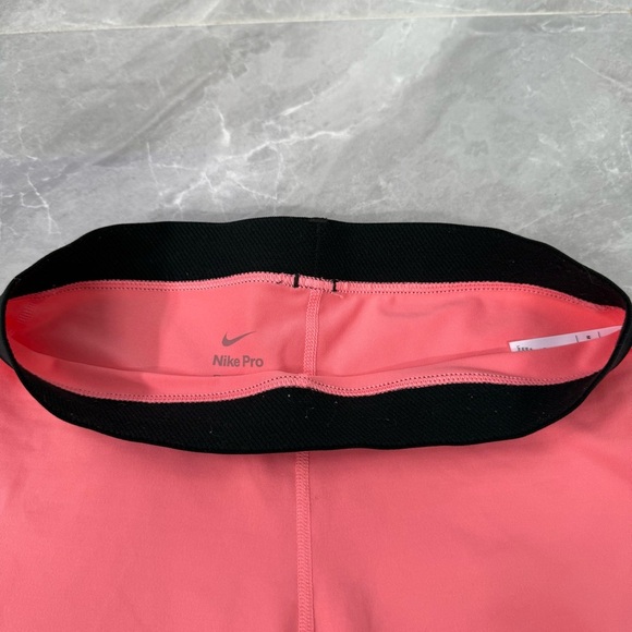 Women’s Nike Pro Dri-Fit 8” Compression Athletic Workout Shorts Medium - Picture 4 of 16
